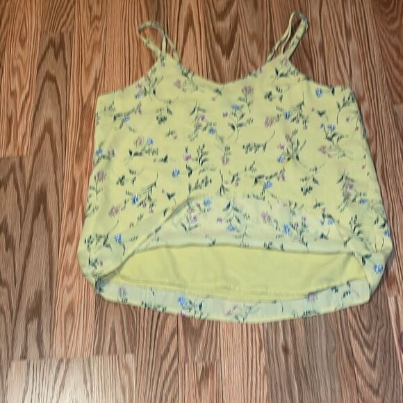 Premise Cami, Yellow with blue ditsy flowers, Small - Picture 4 of 6